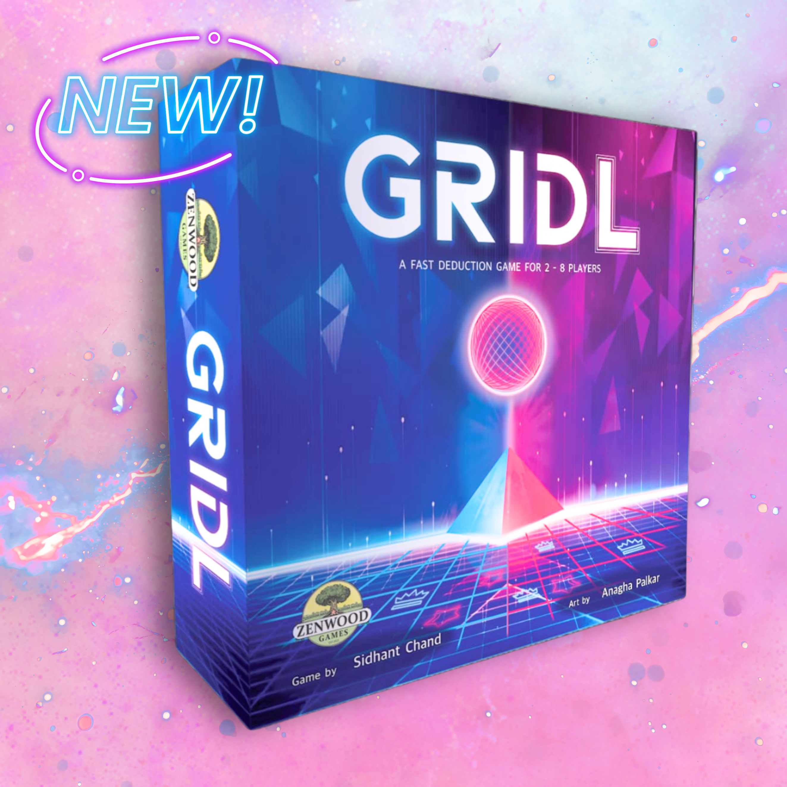 (NEW!) GridL - An Abstract Deduction Game (2nd Printing) – Zenwood Games